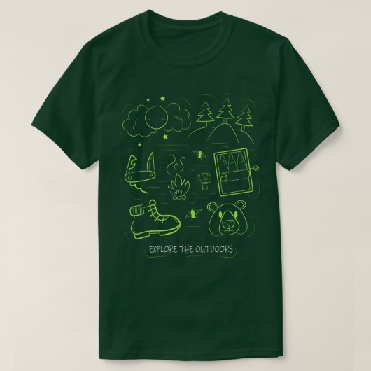 キャンピングキャンピングアクセサリー1 Tシャツ (デザイン正面)