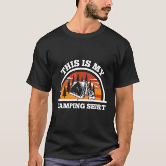 キャンピングキャンピングキャンプ Tシャツ