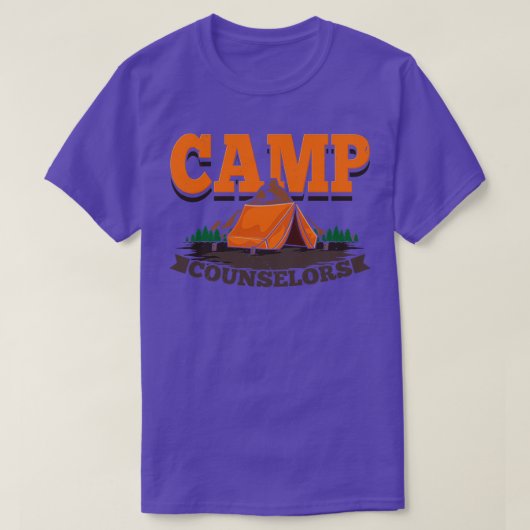 キャンピングキャンプカウンセラー1 Tシャツ (デザイン正面)