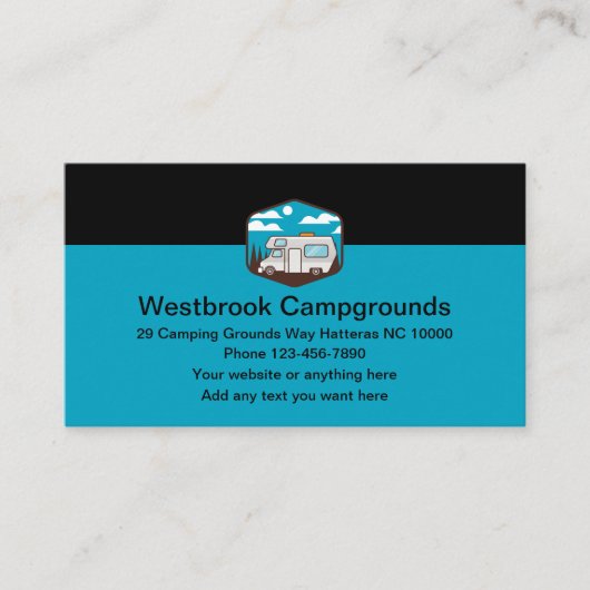 キャンピングキャンプグランモダンズ名刺 名刺 (正面)