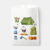 キャンピングキャンプテンバースデーパーティー フェイバーバッグ (正面)