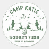 キャンピングキャンプバチェロレッテ ラウンドシール (正面)
