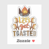 キャンピングキャンプファイア シール (シート)