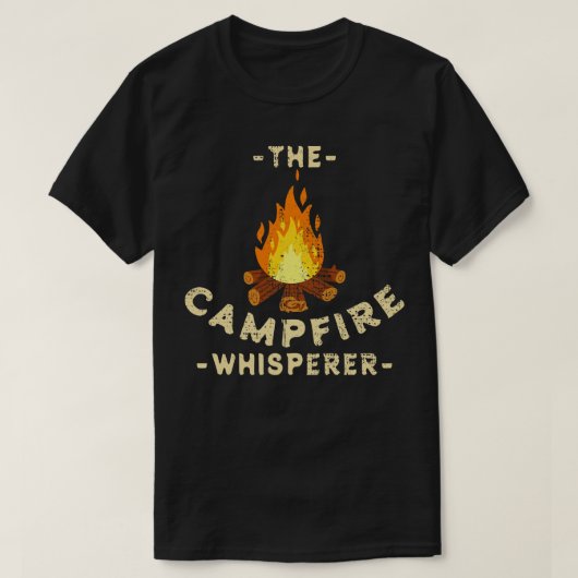 キャンピングキャンプファイヤーウィスパー2 Tシャツ (デザイン正面)