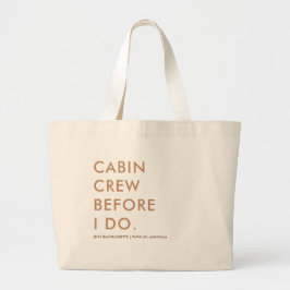 キャンピングキャンプ自然バチェロレッテギフト ラージトートバッグ