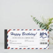 キャンピングギフトバウチャーサマーキャンプ証明書 (スタンド正面)