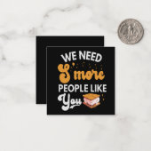 キャンピングギフト好きなS'moreおもしろい Peopleが必要 ノートカード (正面/裏面インサイチュ)