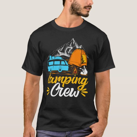 キャンピングクルーキャンパーバン Tシャツ (正面)