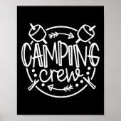 キャンピングクルーキャンプファイアーサマーキャンプバケーションファミリー ポスター (正面)