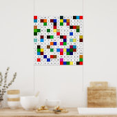 キャンピングクロスワードポスター ポスター (キッチン)