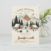 キャンピンググランプキャンプアース30thバースデーウィークエンド 招待状 (スタンド正面)