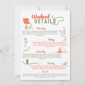 キャンピンググランプキャンプワイルドバースデーウィークエンド 招待状 (裏面)