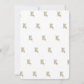 キャンピンググランプバチェロレッテ週末旅程I 招待状 (裏面)