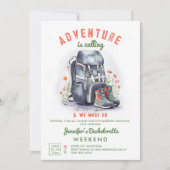 キャンピンググランプワイルドフラワーバチェロレッテ 招待状 (正面)