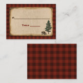 キャンピンググランプ結婚自然座席表 プレイスカード (正面/裏面)