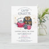 キャンピンググランプ誕生日パーティーの下ザスターズ 招待状 (スタンド正面)