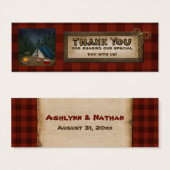 キャンピンググランプ、自然結婚式の引き出物ラベル2 (正面&裏面)