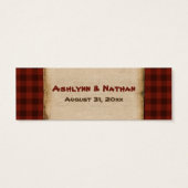 キャンピンググランプ、自然結婚式の引き出物ラベル2 (裏面)