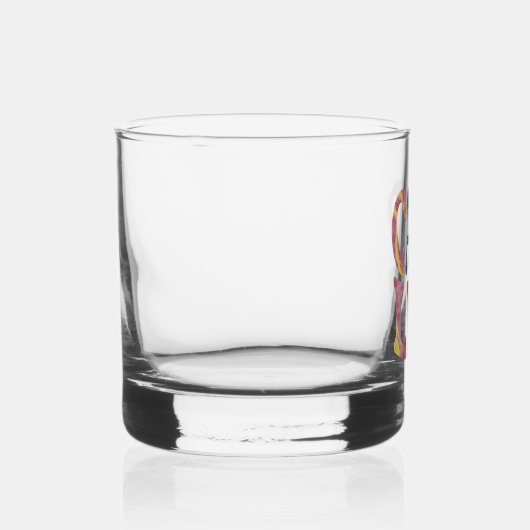 キャンピングサマーガールズキャンプライフタイダイレトロ ウイスキーグラス (右)