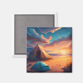 キャンピングシーン3 マグネット (正面/裏面)