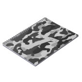 キャンピングジャーナル | イニシャル追加 カモフラージュ キッズ テーン ノートブック (左側)