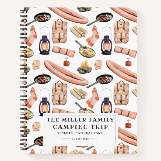 キャンピングジャーナル |ロードトカスタムリップジャーナル ノートブック (正面)