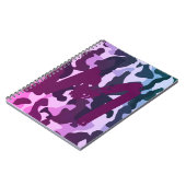 キャンピングジャーナル | ADDイニシャル迷彩キッズ10代の ノートブック (左側)