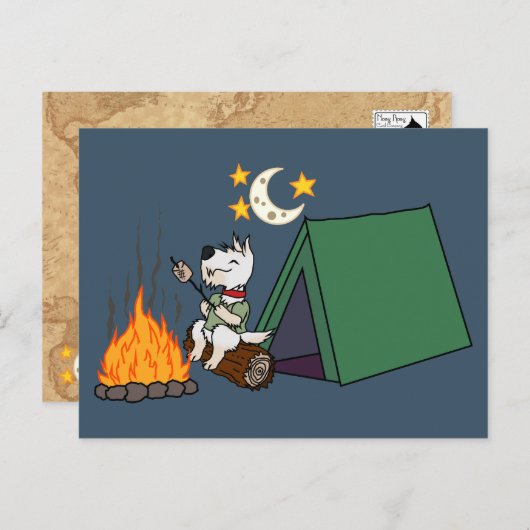 キャンピングスコットティウィアテン ポストカード (正面/裏面)