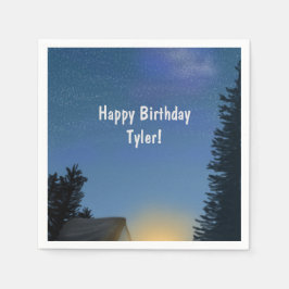 キャンピングスターリーナイトパーティー スタンダードカクテルナプキン