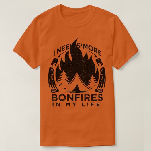 キャンピングスモアギフト Tシャツ (デザイン正面)