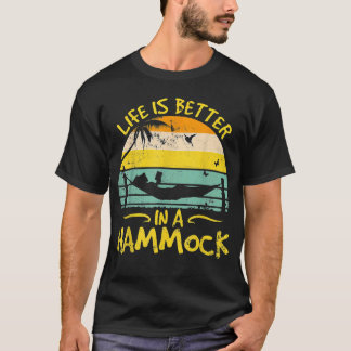 キャンピングツリーハンモックバックパッキングハンモック2 Tシャツ