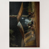 キャンピングテントナイト自然屋外フォレスト調理師火災 ジグソーパズル (縦)