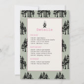 キャンピングテントマウンテンバチェロレッテ 招待状 (裏面)