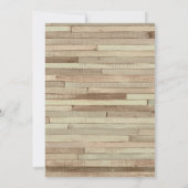 キャンピングテント招待状誕生日キャンプアウトグランピング 招待状 (裏面)