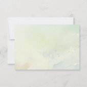 キャンピングテント自然をテーマにした結婚式RSVPカード 出欠カード (裏面)