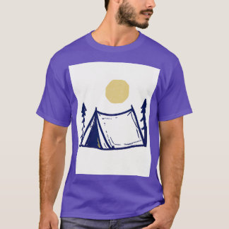キャンピングテント2 Tシャツ