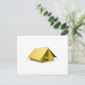 キャンピングテント ポストカード (スタンド正面)
