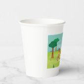 キャンピングテーマの誕生日カップ 紙コップ (右)