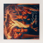 キャンピングテーマアート | S'moresの作成 ジグソーパズル (横)