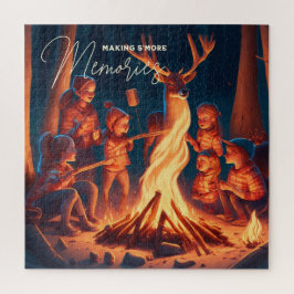 キャンピングテーマアート | S'moresの作成 ジグソーパズル