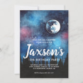 キャンピングテーマパーティの招待状 招待状 (正面)