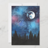 キャンピングテーマパーティの招待状 招待状 (裏面)