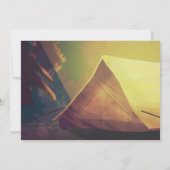 キャンピングテーマパーティの招待状 招待状 (裏面)