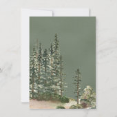 キャンピングテ素朴ントアドベンチャーベビーシャワー 招待状 (裏面)