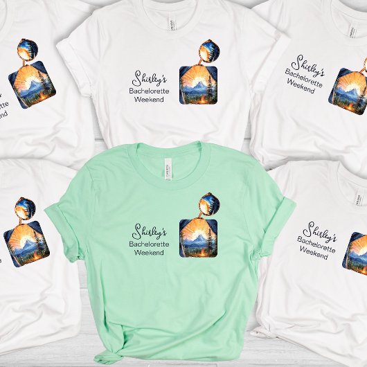 キャンピングトラック マウンテン ガールズ バチェロレッテ ウィークエンド Tシャツ