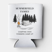 キャンピングトリップキャンプファイアファミリー懇親会カスタム 缶クーラー (正面)