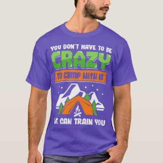 キャンピングトリップバケーションおもしろいフレンズキャンパーギフト Tシャツ