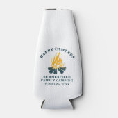 キャンピングトリップファミリーマッチングハッピーキャンパーカスタムズ ボトルクーラー (正面)