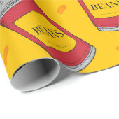 キャンピングトリップ焼いた誕生日ビーンパターン(の模様が)ある缶 ラッピングペーパー (ロールコーナー)