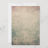 キャンピングトレーラハッピーキャンパー素朴誕生日 招待状 (裏面)